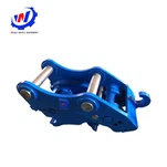 Attache rapide hydraulique à double verrouillage