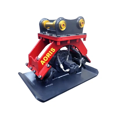 Compacteur de plaque d'excavateur